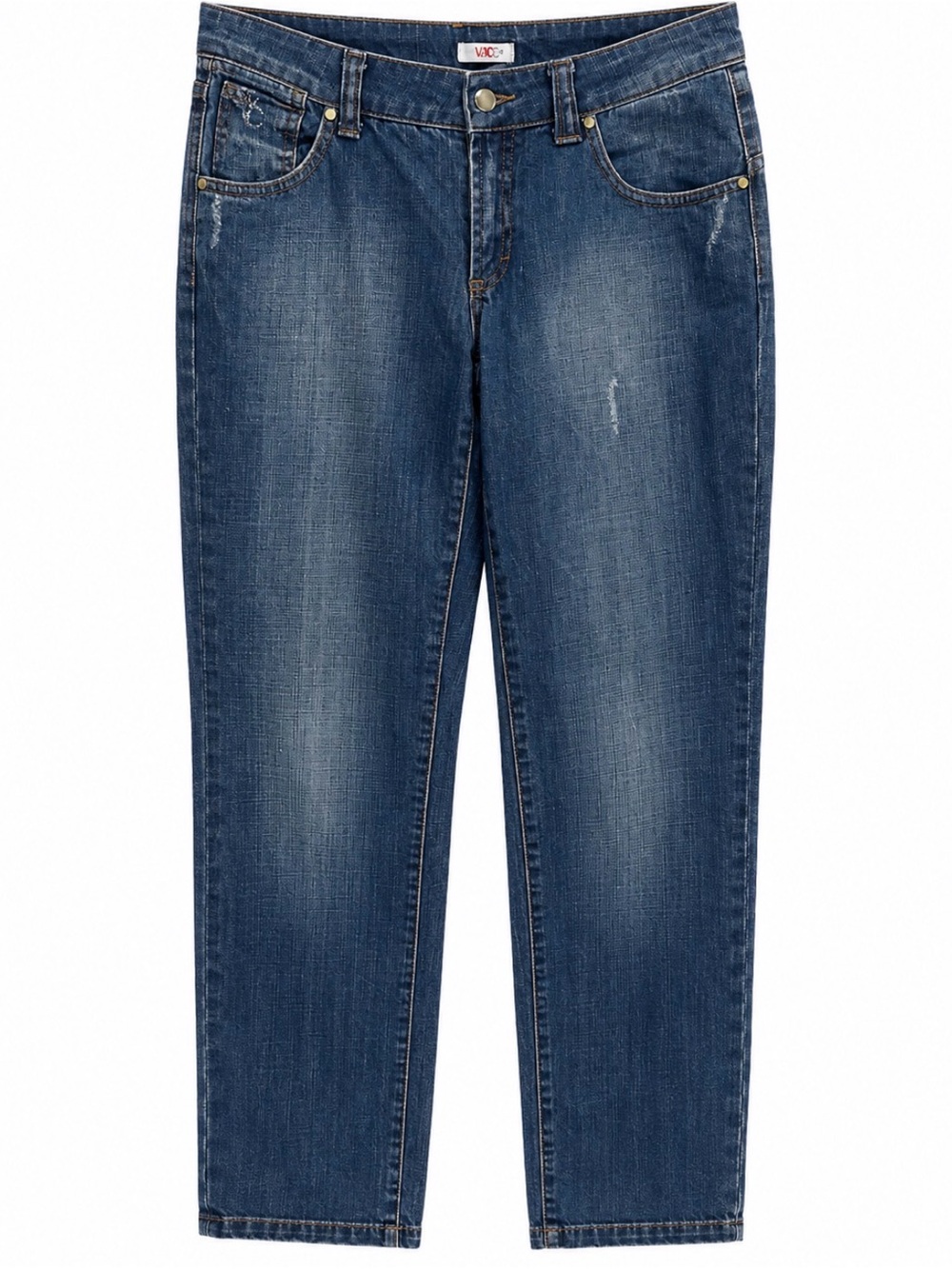 Vintage VJC by Versace straight leg jeans with rhinestones
